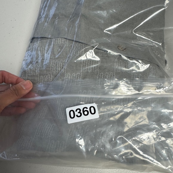 LUUKAA Grey Linen Button Top Size US 18 Asymmetrical Lagenlook - Picture 12 of 12